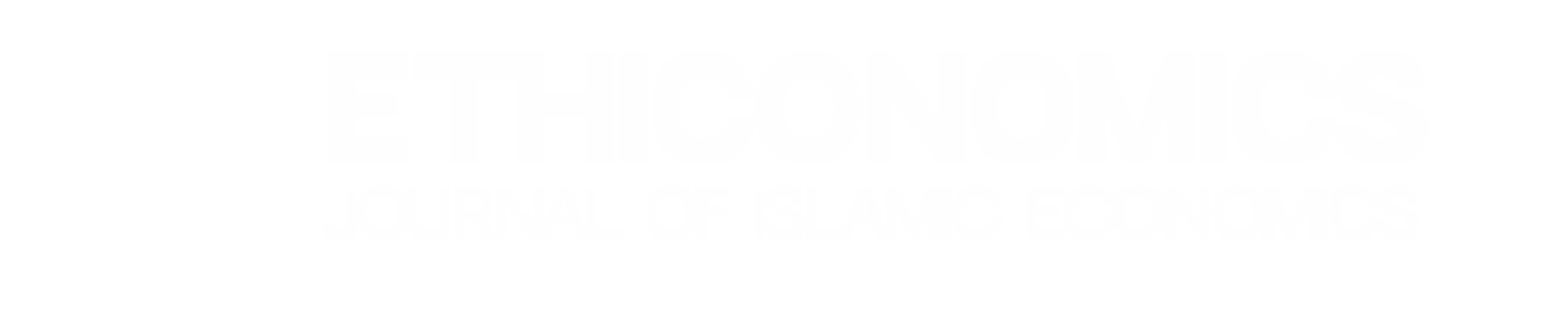 Ethiconomics : Journal of Islamic economics